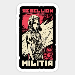 Rebellion Militia Sticker